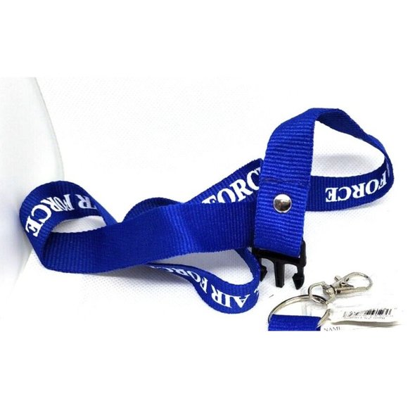 43" U.S Air Force ID Badge Detachable Lanyard Badge Holder Blue - Picture 9 of 11